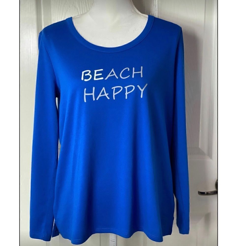 CORAL BAY “ Beach Happy” Women’s Top  Small